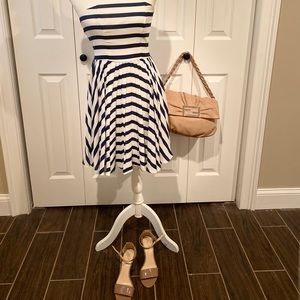 Gorgeous! Strapless BB Dakota Pleated Dress